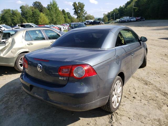 WVWCA71F17V020955 - 2007 VOLKSWAGEN EOS 2.0T S ნაცრისფერი ფოტო 4