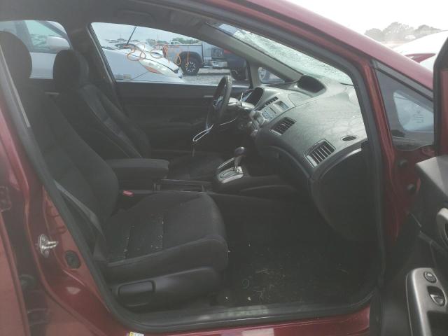 2HGFA1F64AH542953 - 2010 HONDA CIVIC LX-S Burgund zdjęcie 5
