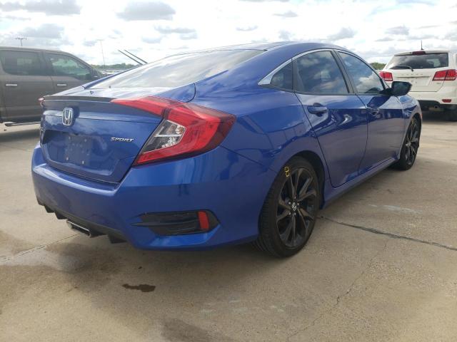 19XFC2F89KE030196 - 2019 HONDA CIVIC SPOR BLUE photo 4