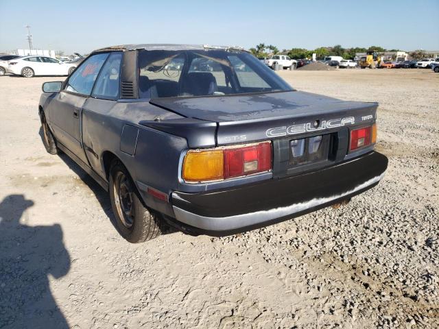 JT2ST66C5H7065720 - 1987 TOYOTA CELICA ST BLUE photo 3