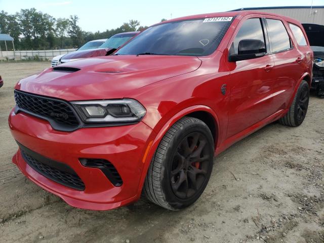 1C4SDJH96MC716489 - 2021 DODGE DURANGO SR RED photo 2