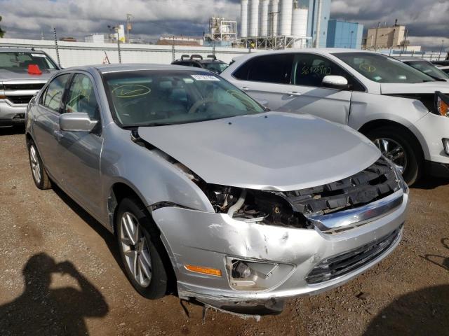 3FAHP0JA2CR222975 - 2012 FORD FUSION SEL SILVER photo 1