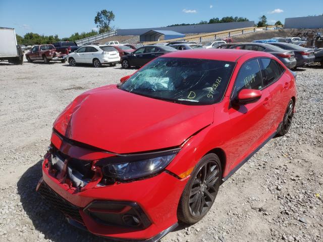 SHHFK7H47LU213438 - 2020 HONDA CIVIC SPOR 红色 照片 2