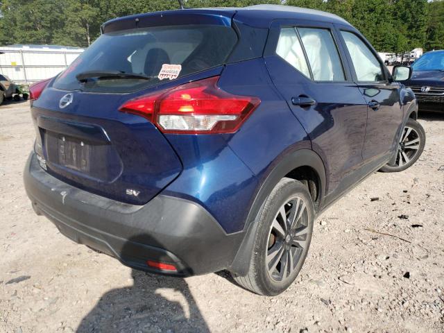 3N1CP5CU8KL547546 - 2019 NISSAN KICKS S BLUE photo 4