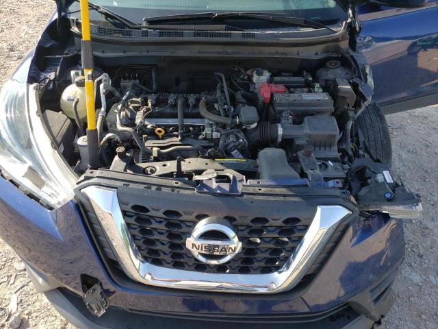 3N1CP5CU8KL547546 - 2019 NISSAN KICKS S BLUE photo 7