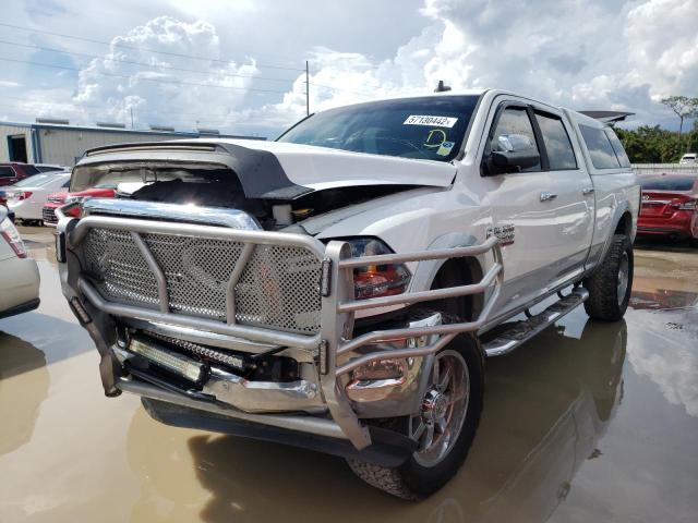 3C6UR5FLXGG129429 - 2016 RAM 2500 LARAM WHITE photo 2