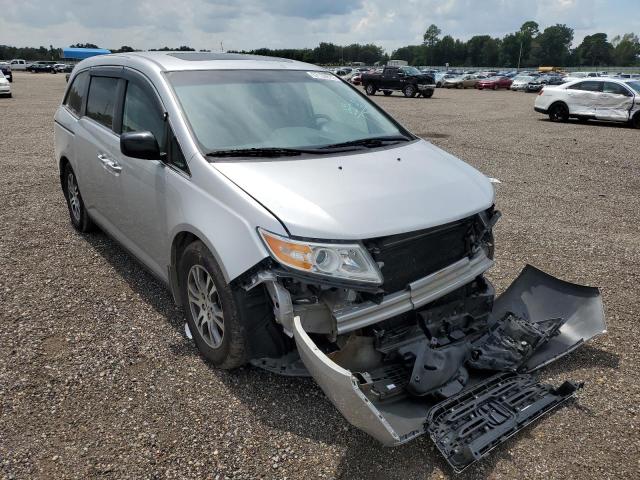 5FNRL5H67CB050470 - 2012 HONDA ODYSSEY EX SILVER photo 1