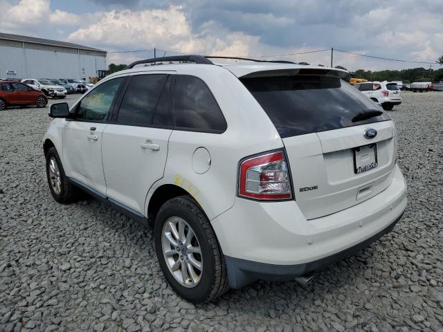 2FMDK4JC2ABB75986 - 2010 FORD EDGE sel WHITE photo 3