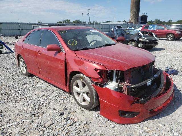 4T1BF3EK5BU128602 - 2011 TOYOTA CAMRY BASE RED photo 1