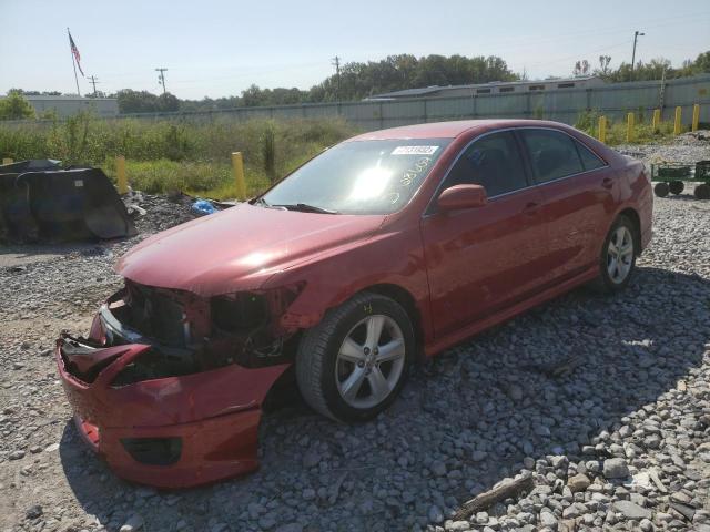 4T1BF3EK5BU128602 - 2011 TOYOTA CAMRY BASE RED photo 2