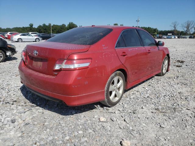 4T1BF3EK5BU128602 - 2011 TOYOTA CAMRY BASE RED photo 4