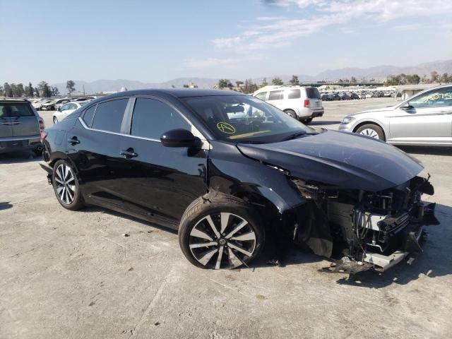 3N1AB8CVXNY236143 - 2022 NISSAN SENTRA SV BLACK photo 1