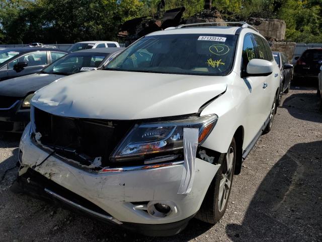 5N1AR2MN3GC643877 - 2016 NISSAN PATHFINDER WHITE photo 2