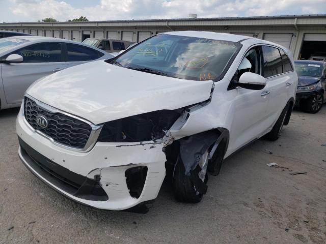 5XYPG4A39LG683423 - 2020 KIA SORENTO L WHITE photo 2