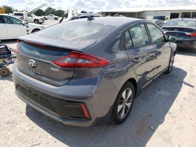 KMHC65LD1KU164971 - 2019 HYUNDAI IONIQ GRAY photo 4