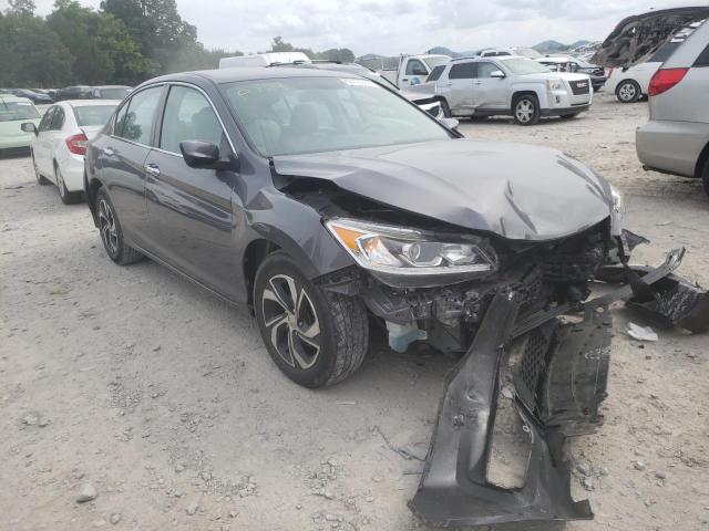 1HGCR2F35HA091242 - 2017 HONDA ACCORD LX GRAY photo 1