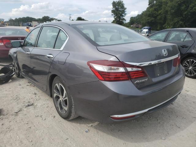 1HGCR2F35HA091242 - 2017 HONDA ACCORD LX GRAY photo 3