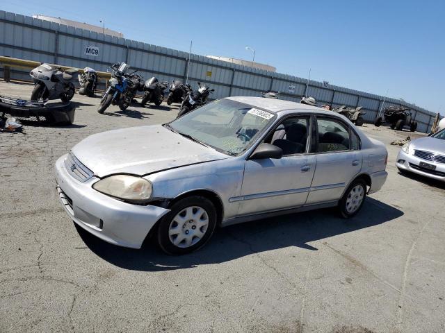 2HGEJ6619XH562590 - 1999 HONDA CIVIC BASE SILVER photo 2