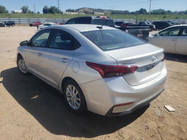 3KPC24A32JE016118 - 2018 HYUNDAI ACCENT SE SILVER photo 3