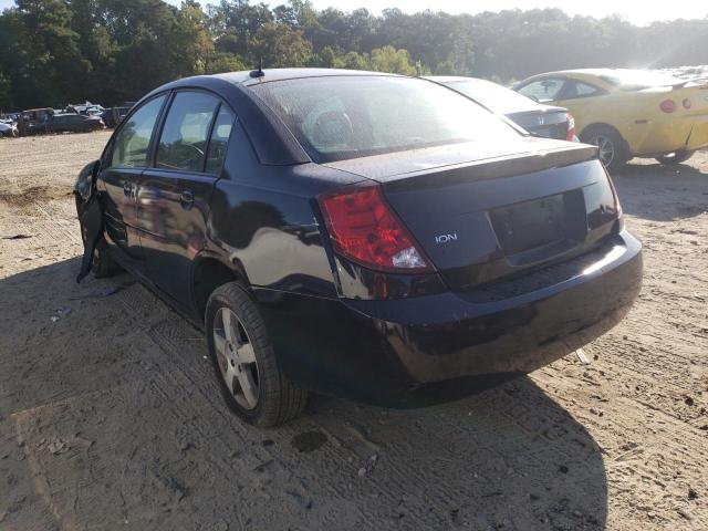 1G8AL55F47Z168231 - 2007 SATURN ION LEVEL BLACK photo 3