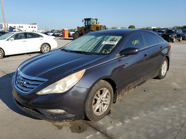 5NPEB4AC9BH149917 - 2011 HYUNDAI SONATA GLS CHARCOAL photo 2