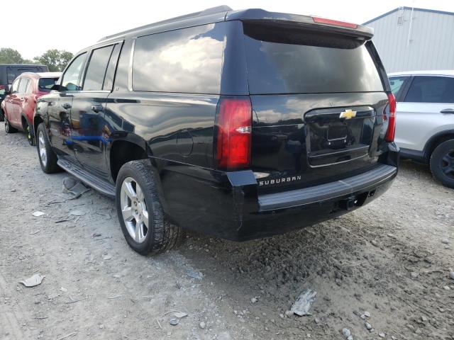 1GNSKHKC1GR257853 - 2016 CHEVROLET SUBURBAN K BLACK photo 3