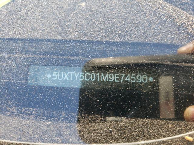 5UXTY5C01M9E74590 - 2021 BMW X3 XDRIVE3 SILVER photo 10