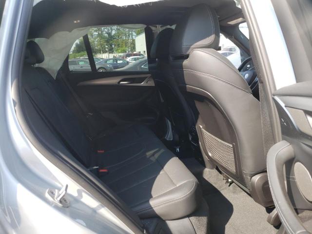 5UXTY5C01M9E74590 - 2021 BMW X3 XDRIVE3 SILVER photo 6