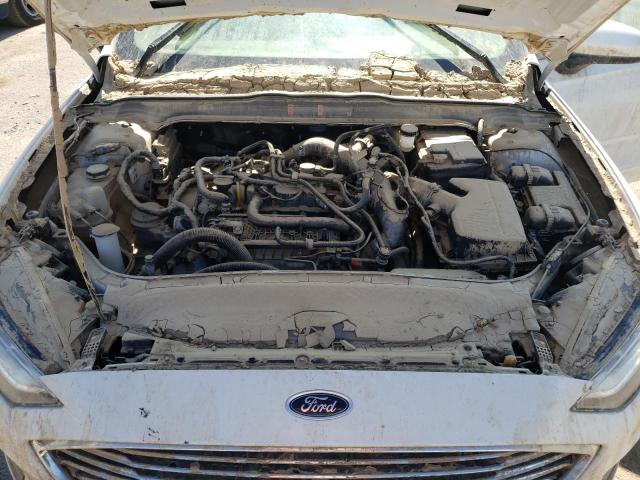 3FA6P0HD8KR231220 - 2019 FORD FUSION SE WHITE photo 7