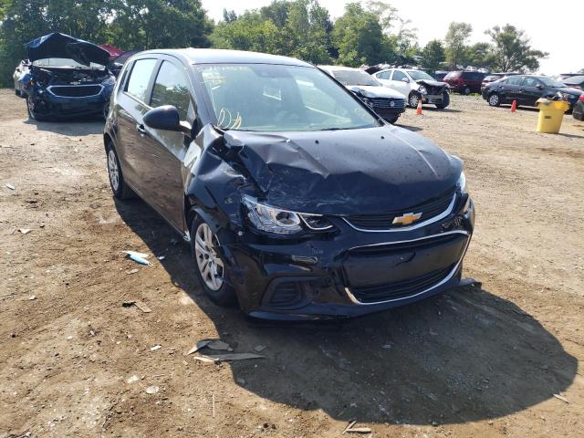 1G1JG6SB6K4137059 - 2019 CHEVROLET SONIC BLACK photo 1