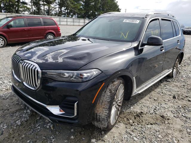 5UXCW2C50K0E74033 - 2019 BMW X7 XDRIVE4 BLACK photo 2