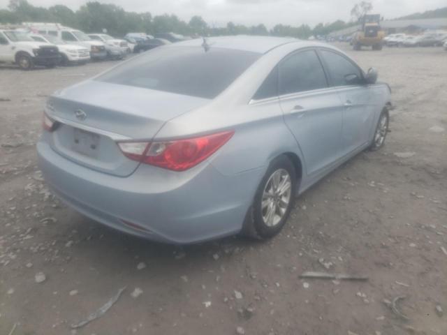 5NPEB4AC1DH665210 - 2013 HYUNDAI SONATA GLS TURQUOISE photo 4