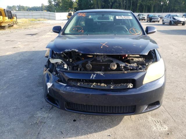 JTKDE167770184174 - 2007 TOYOTA SCION TC ლურჯი ფოტო 9