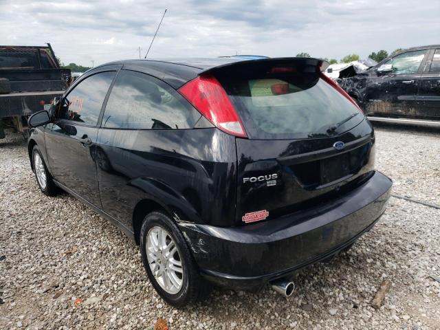 1FAFP31N57W148417 - 2007 FORD FOCUS ZX3 BLACK photo 3