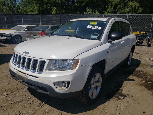 1J4NF1FB3BD271840 - 2011 JEEP COMPASS SP WHITE photo 2