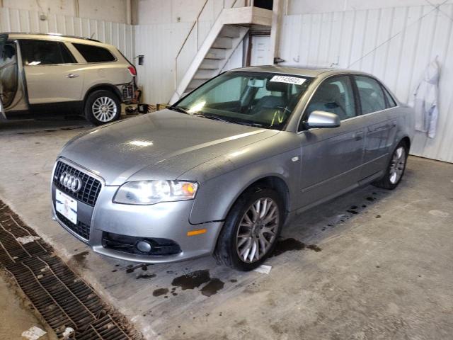 WAUDF78E88A129230 - 2008 AUDI A4 2.0T QU SILVER photo 2