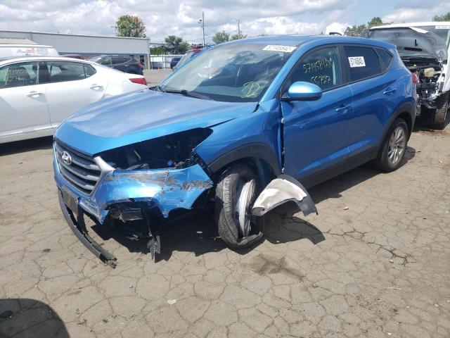 KM8J2CA47JU699652 - 2018 HYUNDAI TUCSON SE BLUE photo 2