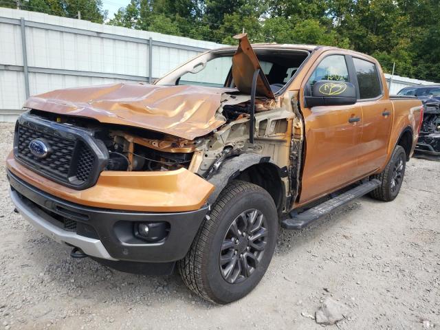 1FTER4FHXKLA58828 - 2019 FORD RANGER XL ORANGE photo 2