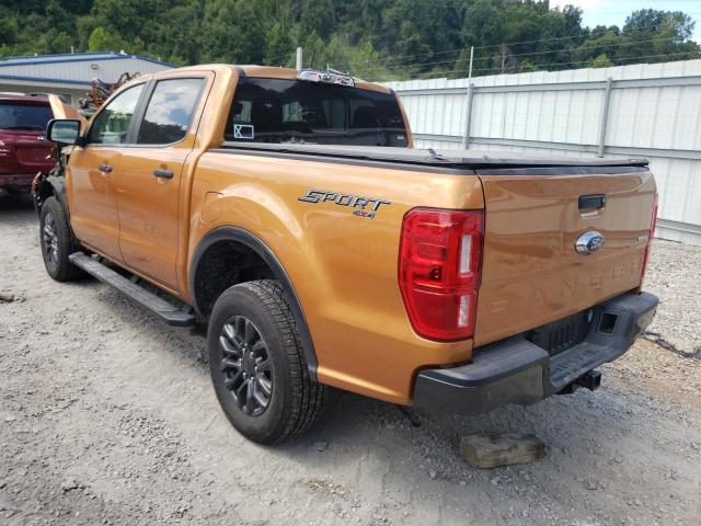 1FTER4FHXKLA58828 - 2019 FORD RANGER XL ORANGE photo 3