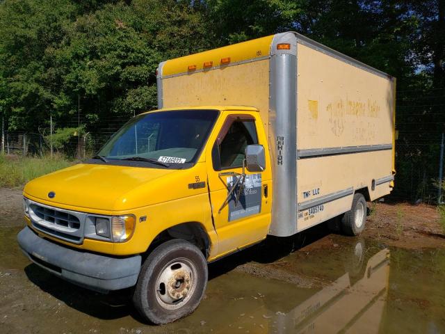 1FDWE35L1YHA57848 - 2000 FORD F-350 YELLOW photo 2