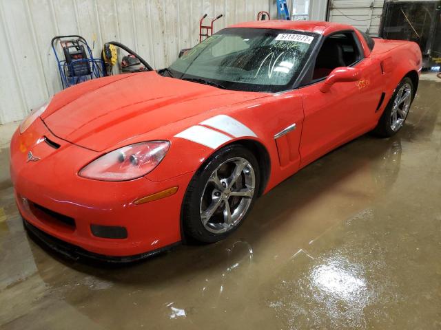 1G1YS2DW9A5105303 - 2010 CHEVROLET CORVETTE G RED photo 2