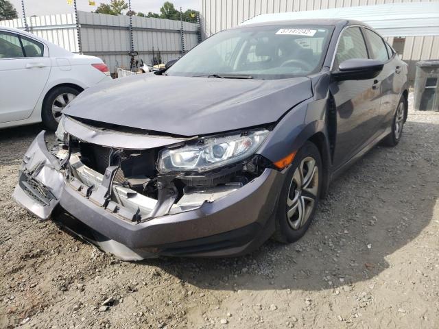 2HGFC2F55JH585947 - 2018 HONDA CIVIC LX CHARCOAL photo 2