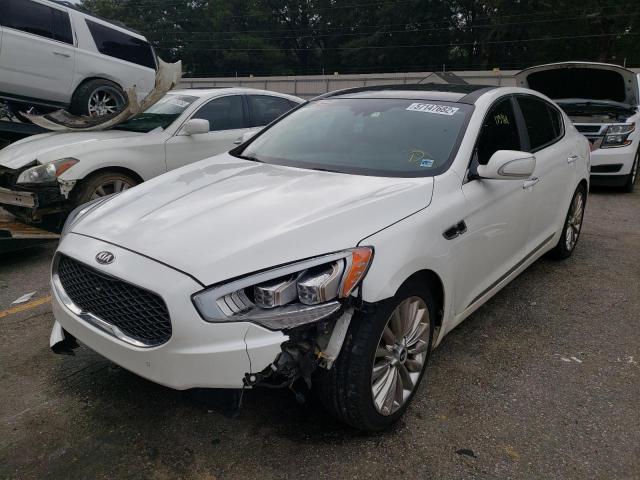 KNALW4D49F6023344 - 2015 KIA K900 WHITE photo 2