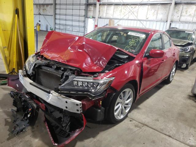 19UDE2F33HA006978 - 2017 ACURA ILX BASE W RED photo 2