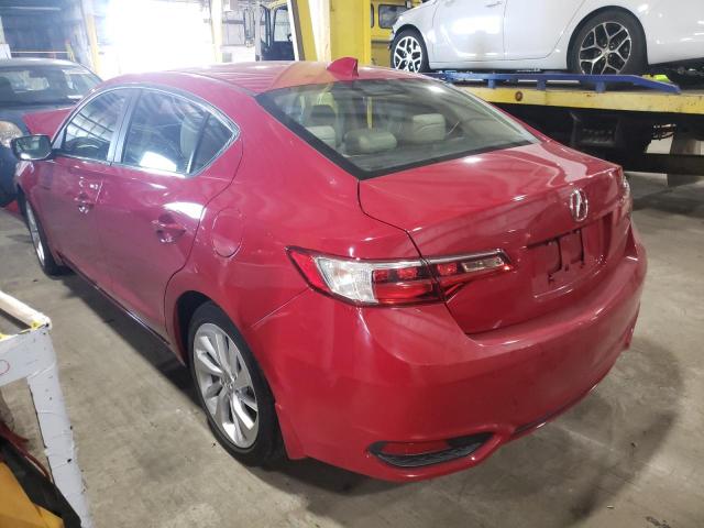 19UDE2F33HA006978 - 2017 ACURA ILX BASE W RED photo 3