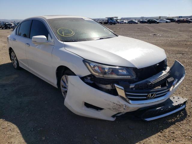 1HGCR2F85DA053774 - 2013 HONDA ACCORD EXL WHITE photo 1