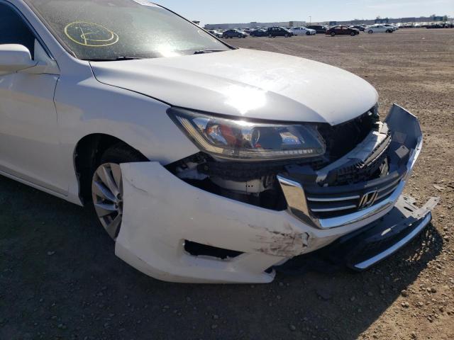 1HGCR2F85DA053774 - 2013 HONDA ACCORD EXL WHITE photo 9