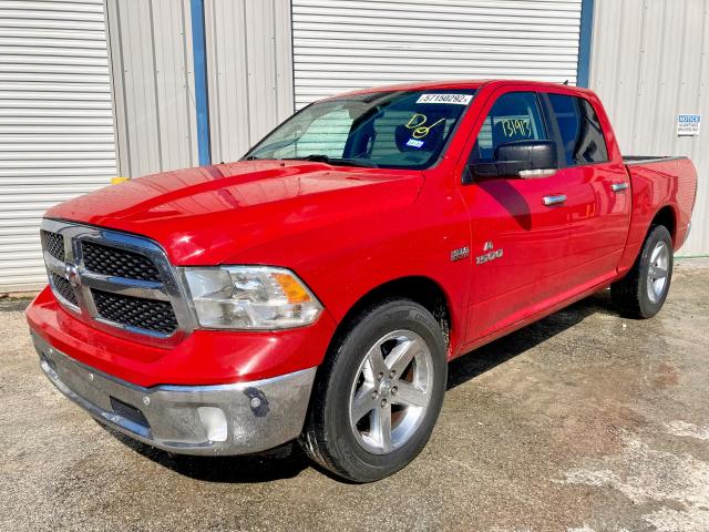 1C6RR6LT6GS268188 - 2016 RAM 1500 SLT RED photo 2