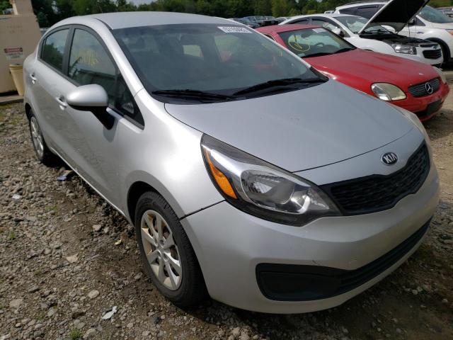 KNADM4A3XD6292231 - 2013 KIA RIO LX SILVER photo 1