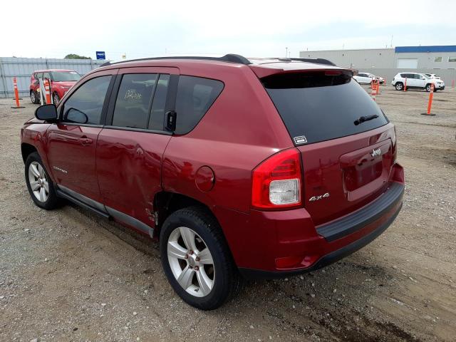 1J4NF1FB5BD134835 - 2011 JEEP COMPASS SP RED photo 3